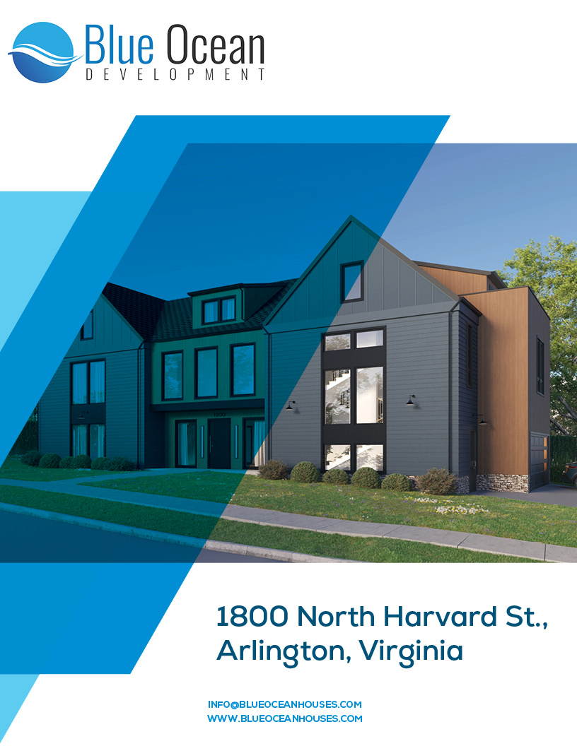 New Arlington, VA home construction  1800 North Harvard St., Arlington, Virginia